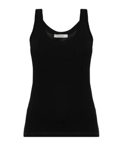 Lemaire Crew-neck Tank Top In Black