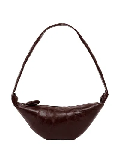 Lemaire Medium Croissant Cotton Bag In 褐色