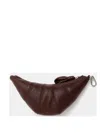 Lemaire Croissant Grain Leather Coin Purse In Brown