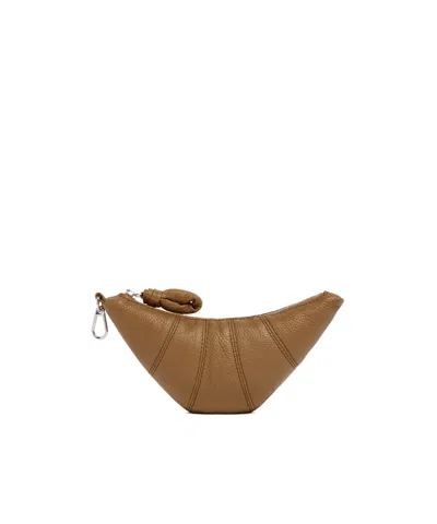 Lemaire Croissant Croissant Coin Purse In Brown