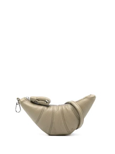 Lemaire Croissant Cross Body Bag In Green