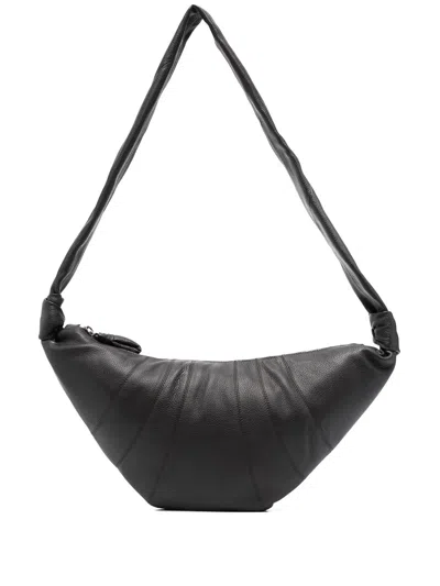 Lemaire Croissant Crossbody Bag In Black