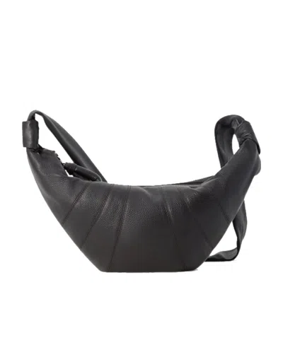 Lemaire Croissant Crossbody Bag In Brown