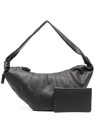 Lemaire Croissant Schultertasche In Brown