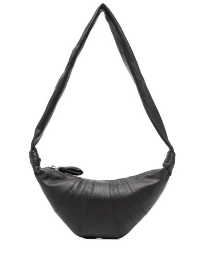 Lemaire Croissant Crossbody Bag In Schwarz
