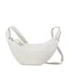 Lemaire Croissant Small Leather Cross-body Bag In White