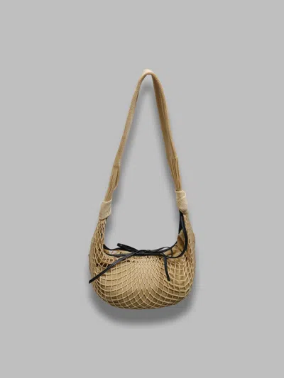 Lemaire Croissant Filt Bag In Neutral