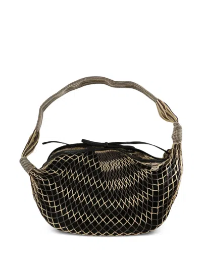 Lemaire Croissant Filt Bag In Brown