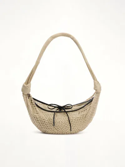 Lemaire Croissant Filt Bag In Sand