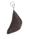 Lemaire Croissant Keyring In Brown