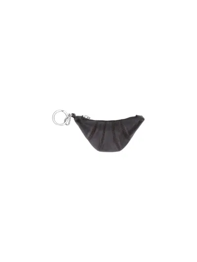 Lemaire "croissant" Keyring In Brown