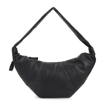 Lemaire Croissant Large Handbag Men In Black