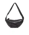 Lemaire Croissant Medium Crossbody Bag In Gray