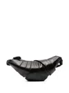 Lemaire Men Croissant Medium Leather Shoulder Bag