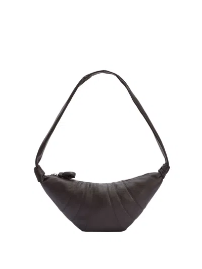 Lemaire Croissant Medium Shoulder Bag In Brown
