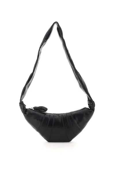 Lemaire Croissant Nappa Leather Small Bag In Black