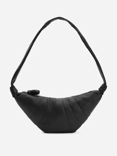 Lemaire Croissant Shoulder Bag In Black
