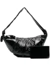 Lemaire Large Croissant Shoulder Bag In Black