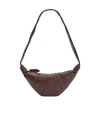 Lemaire Womens Dark Chocolate Croissant Medium Leather Cross-body Bag In Brown