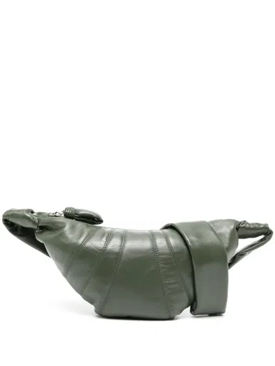 Lemaire Medium Croissant Shoulder Bag In Green