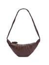 Lemaire Croissant Small Paneled Textured-leather Shoulder Bag