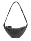 Lemaire Borsa Croissant Small In Black