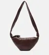Lemaire Brown Small Croissant Bag In Brown