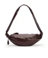 Lemaire Croissant Soft Small Bag In Brown