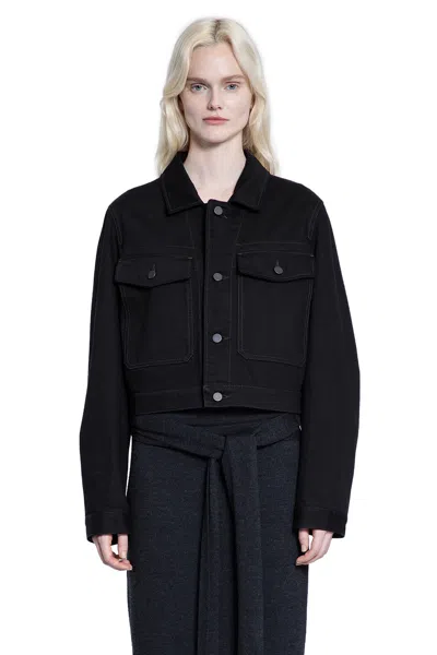 LEMAIRE CROPPED HEAVY DENIM BLOUSON