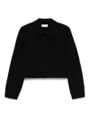 Lemaire Short Jacket With Pointed Collar And Pockets In Black
