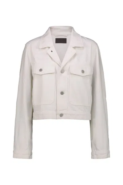 Lemaire Cropped Jacket In Gray