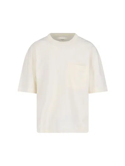 LEMAIRE CROPPED T-SHIRT WITH POCKET