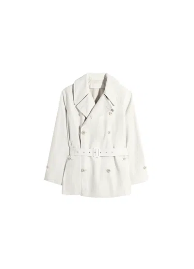 Lemaire Cropped Trench In White