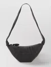 Lemaire Cross-body Bag With Adjustable Strap And Textured Finish In Black