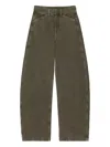 Lemaire Jeans With Belt Loops In Green