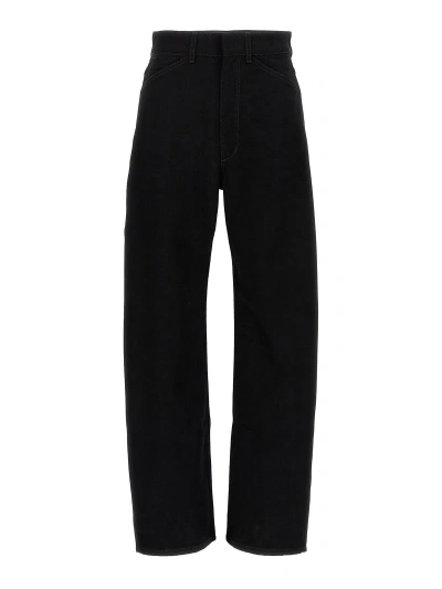 Lemaire Curved Jeans In Black