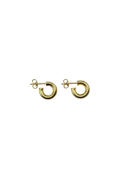 Lemaire Curved Stud Earrings In Gold