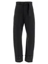 Lemaire Curved Tailored Pants In Black