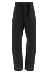 Lemaire Curved Tailored Pants In Black