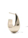 Lemaire Curved-drop Earrings In Pattern