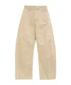 Lemaire Curvy High Waist Jeans In Custard