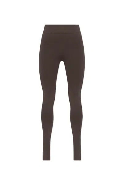 Lemaire Brown Second Skin Jersey Leggings