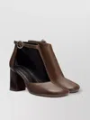 Lemaire Cut-out Block Heel Ankle Boots
