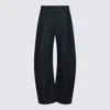 LEMAIRE LEMAIRE DARK BLUE DENIM COTTON JEANS