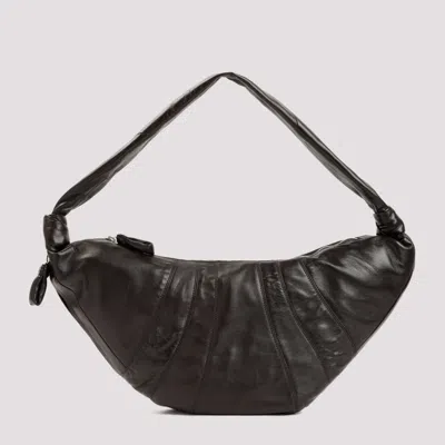 Lemaire Dark Brown Large Croissant Shoulder Bag