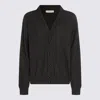 Lemaire Women Cardigan With Melange Effect In Gray