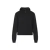 Lemaire High Ribbed Collar Sweater With Soft Texture In Black