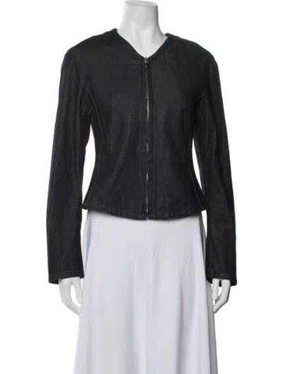 Pre-owned Lemaire Denim Jacket In Black