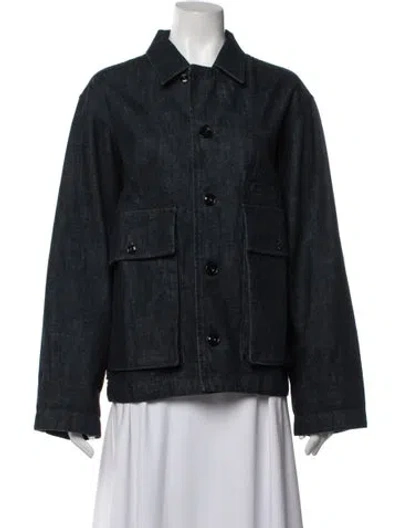 Pre-owned Lemaire Denim Jacket In Blue