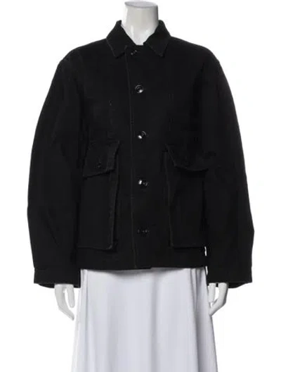 Pre-owned Lemaire Denim Jacket In Gray